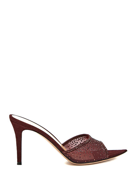 Dark Red Women's Slippers