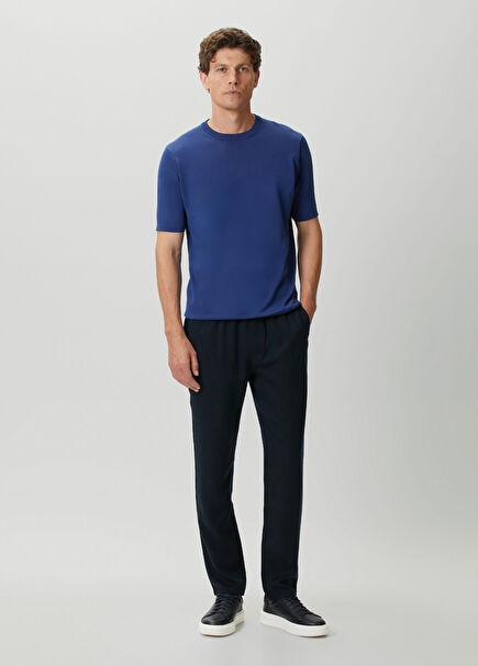 Summer Lacivert Tencel Jogger Pantolon