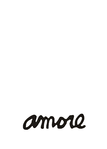 Amore Siyah Masaüstü Dekoratif Obje