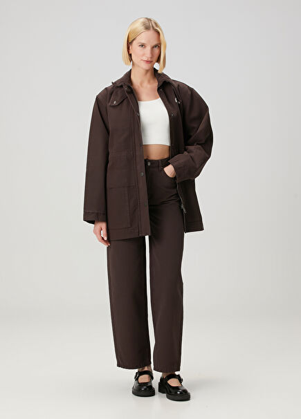 Brown Wide Leg Pants