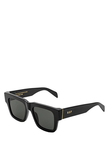 Mega Black Acetate Unisex Sunglasses