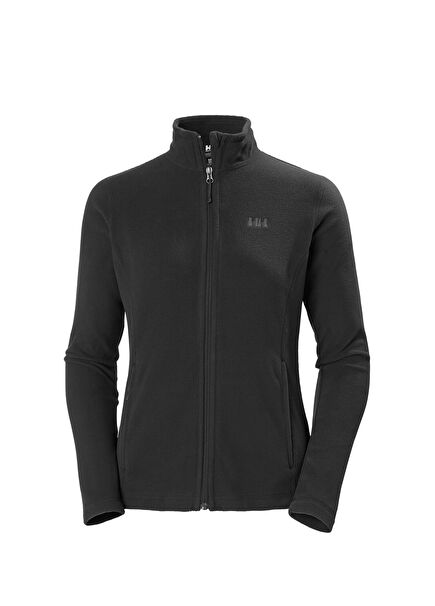 W Zipper Black Women's Fleece
