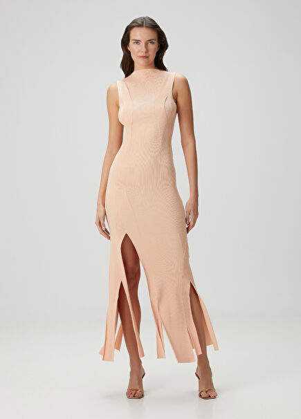 Peach Maxi Dress