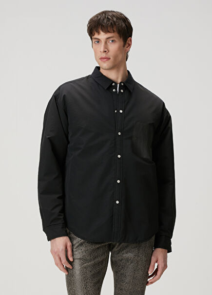 Black Quilted Coat