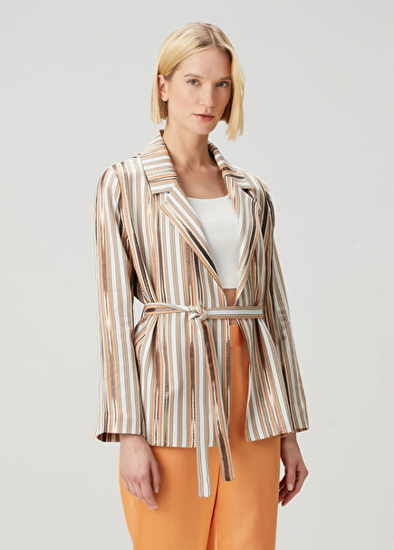 Multicolored Silk Jacket