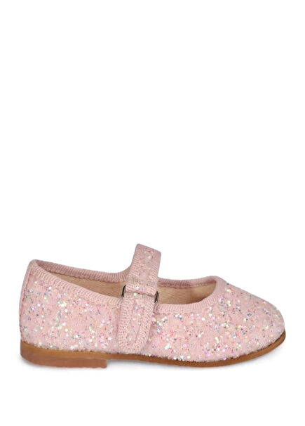 Glow Pink Girls' Ballet Flats