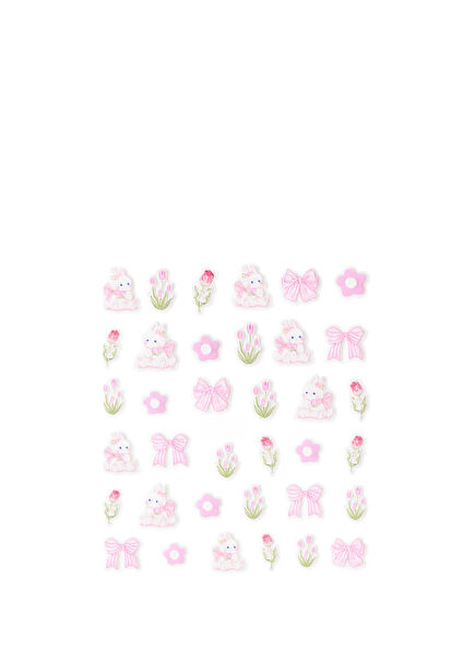 Nail Bunny Kız Çocuk Sticker 