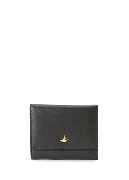 Black Small Women's Leather Wallet