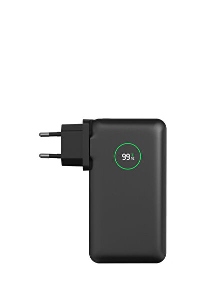 Wi-P049 Noble Serisi Type-C 10000mAh Kablolu Powerbank PD 35W