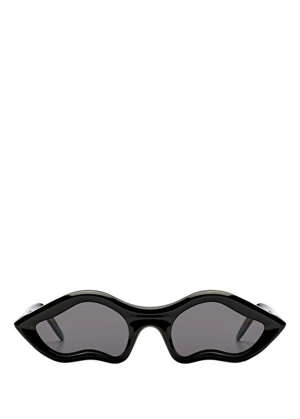 KOM-X76999 Byeongho Lee Black Smoke Asetat Unisex Güneş Gözlüğü