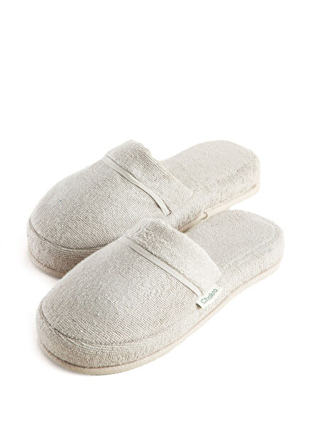 Solid Açık Gri Unisex Terlik