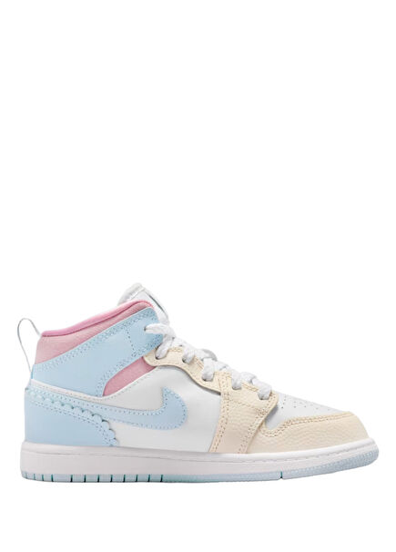 Jordan 1 Mid SE Blue Unisex Kids' Sneakers