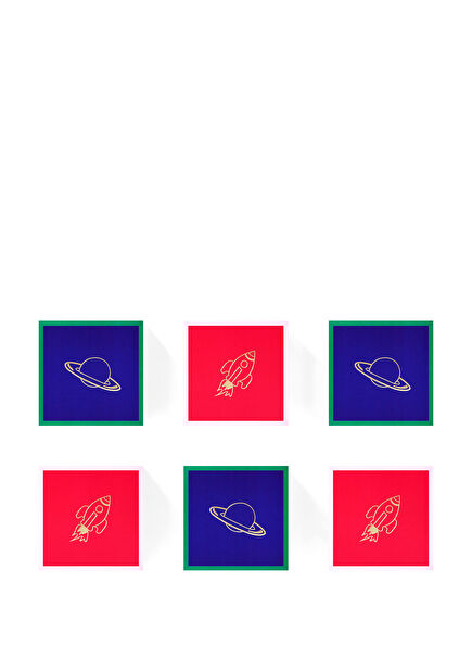 Uzay Temalı 6'lı Hediye Kutusu