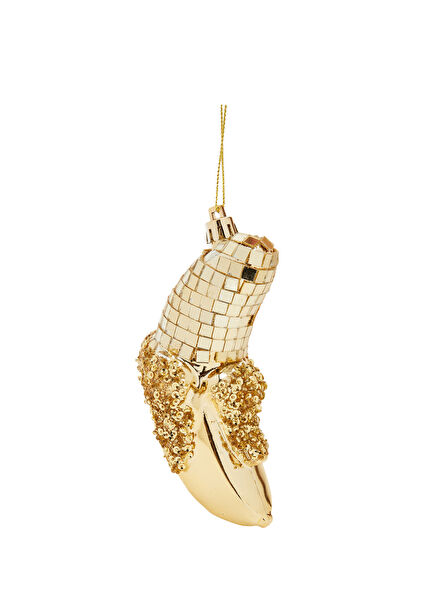 Gold Muz Formlu Yılbaşı Süsü