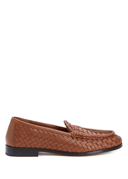 Silenzio Tan Women's Leather Loafer