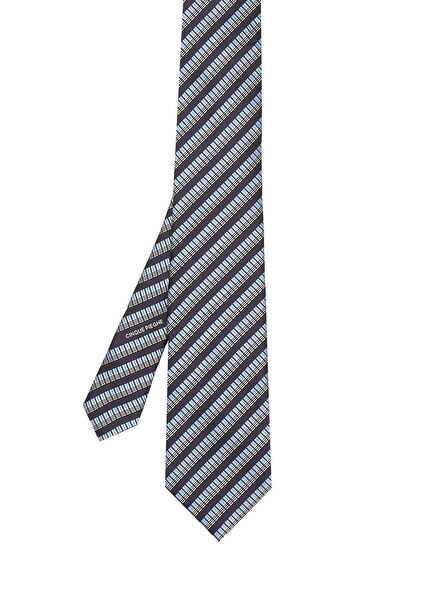 Lacivert Mavi İpek Kravat