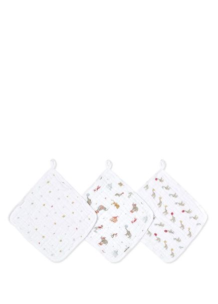 Elephant Circus 3-Piece Baby Scrub Set