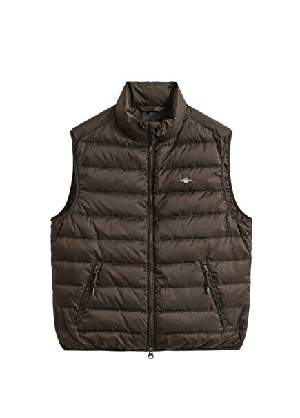 Brown Regular Fit Men's Sports Vest