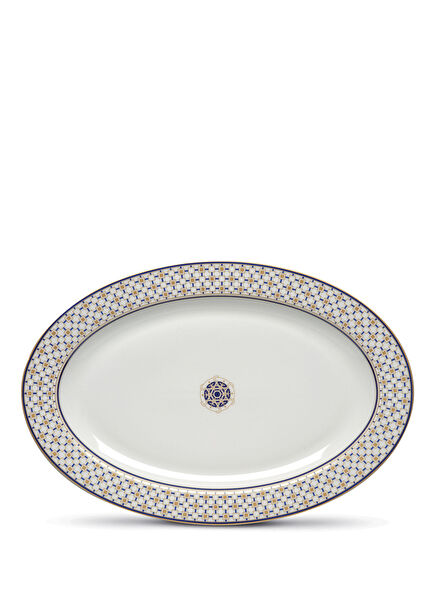 Charles Porselen Oval Sunumluk