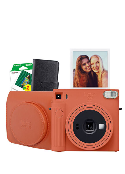Instax SQ1 Terracotta Orange Camera & Gift Set 1