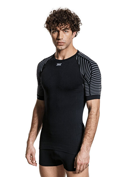 Invent 4.0 Lt Shirt Sh Sl Siyah Kısa Kollu Erkek Koşu Tişört