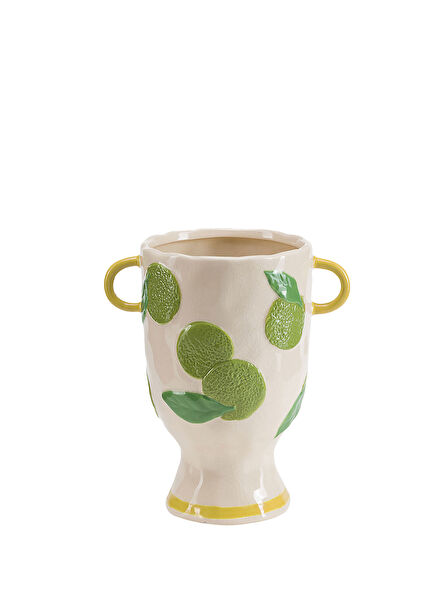 ROSE & TULIPANI MILANO Vitamina Green Ceramic Vase