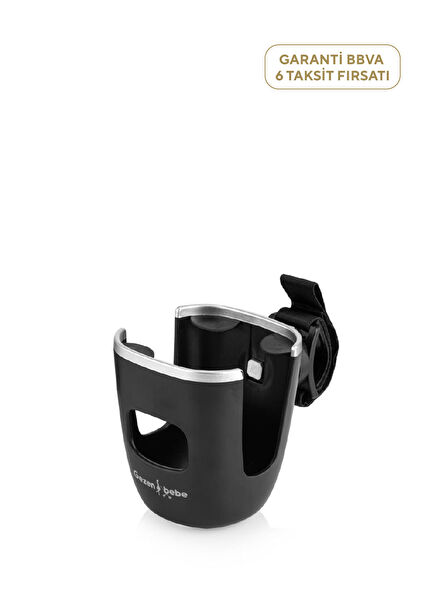 Siyah Bebek Arabası Bardak Tutucu