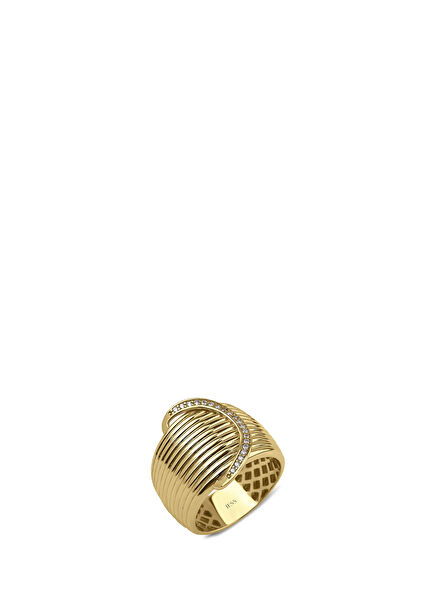 Crescent 14K Gold Women's Ring