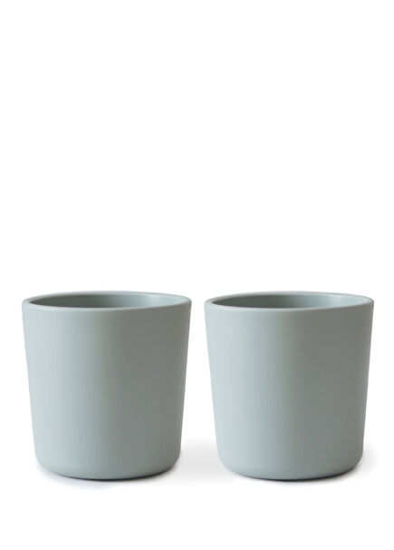Sage Plastic 2-Piece Cup Set