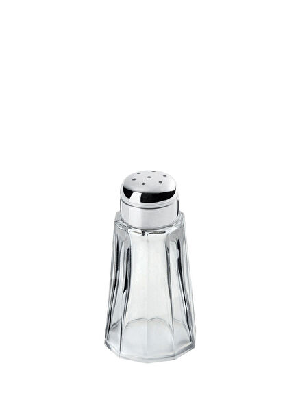 Classique Cerebos Silver Plated Glass Pepper Shaker