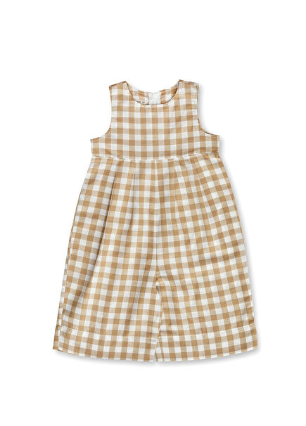 Lia Hardal Ekoseli Kız Çocuk Tulum