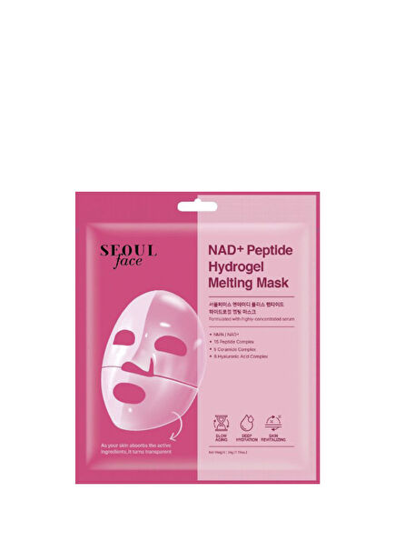 Seoul Face NAD+ Peptid Hidrojel Canlandırıcı Nemlendirici Eriyen Yüz Maskesi 34 gr