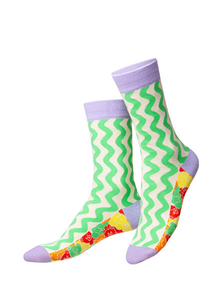 Jelly Bear Colorful Cotton Girls' Socks