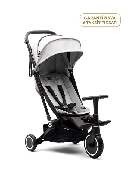 Traveler Hepsi Bir Arada Everest White Kabin Boy Bebek Arabası ve Bisiklet 