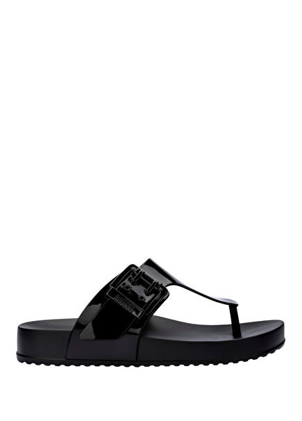 Cozy Flip Flop Ad Siyah Kadın Terlik