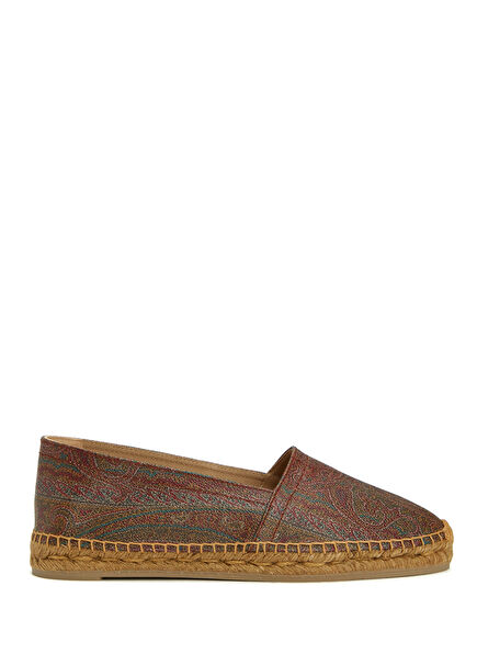 x Etro Kenda Kahverengi Desenli Kadın Espadril