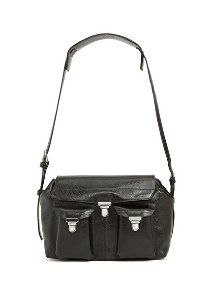 Medium Gear Dark Brown Women's Leather Bag