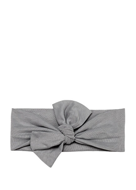 Organic Cotton Fabric Gray Baby Headband