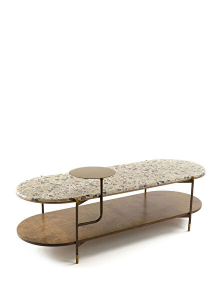 Arasta Metal Coffee Table with Coffee Table 