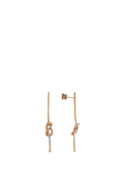 Knots of Love 14K Gold Women's Earrings