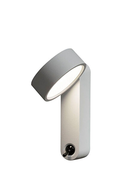 Toggle Beyaz Alüminyum Led Aplik