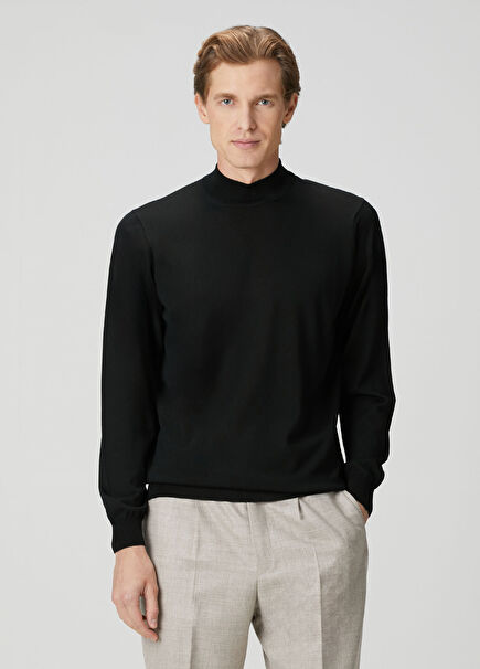 Black Wool Sweater