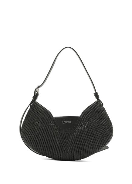 Black Women's Raffia Beach Bag