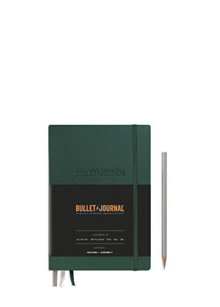 Bullet Journal Edition A5 Hard Cover Green Dot Grid Notebook