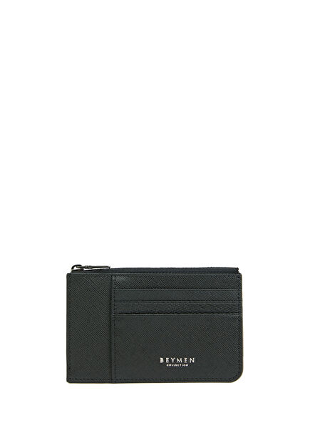 Siyah Erkek Deri Kartlık