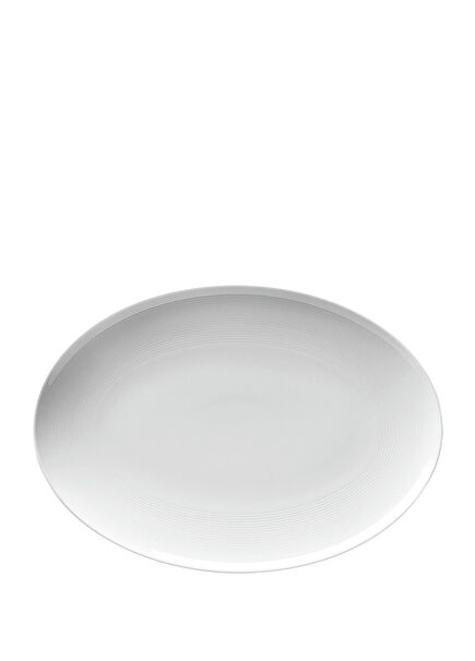 Loft Beyaz Porselen Oval Servis Tabağı 34 cm