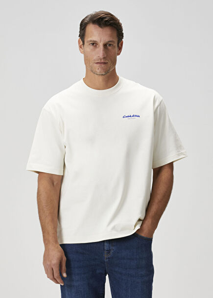 Relaxed Beyaz T-shirt