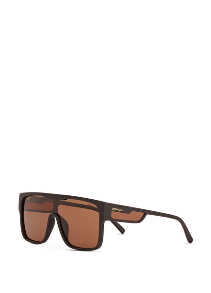 DS 2378 C2 Koyu Kahve Asetat Unisex Güneş Gözlüğü