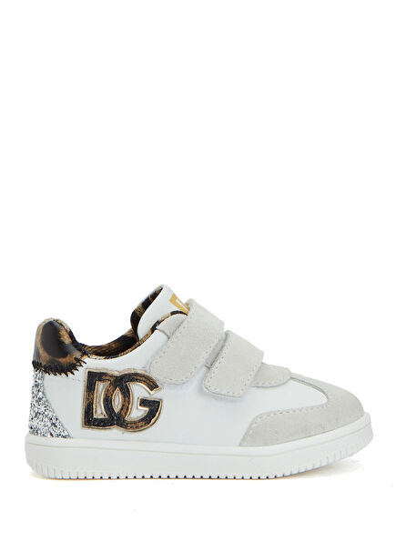 Çok Renkli Kız Çocuk Deri Sneaker