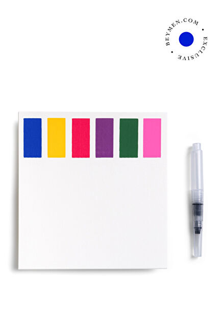 Water Tank Brush 9 Pcs Portable Water Painting Set